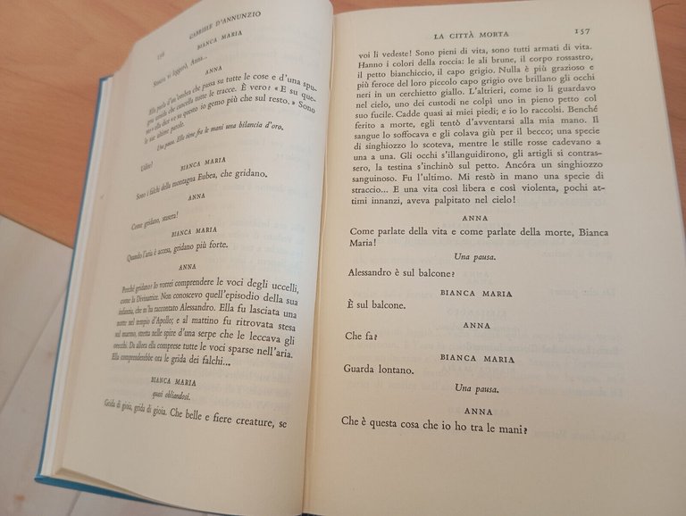 Tragedie, sogni e misteri, Gabriele D'Annunzio, Mondadori due volumi, 1966