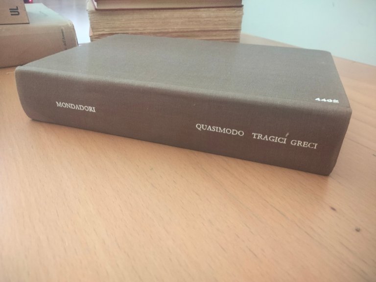 Tragici greci tradotti da Salvatore Quasimodo, Mondadori, 1963 | Immagine Gallery 6