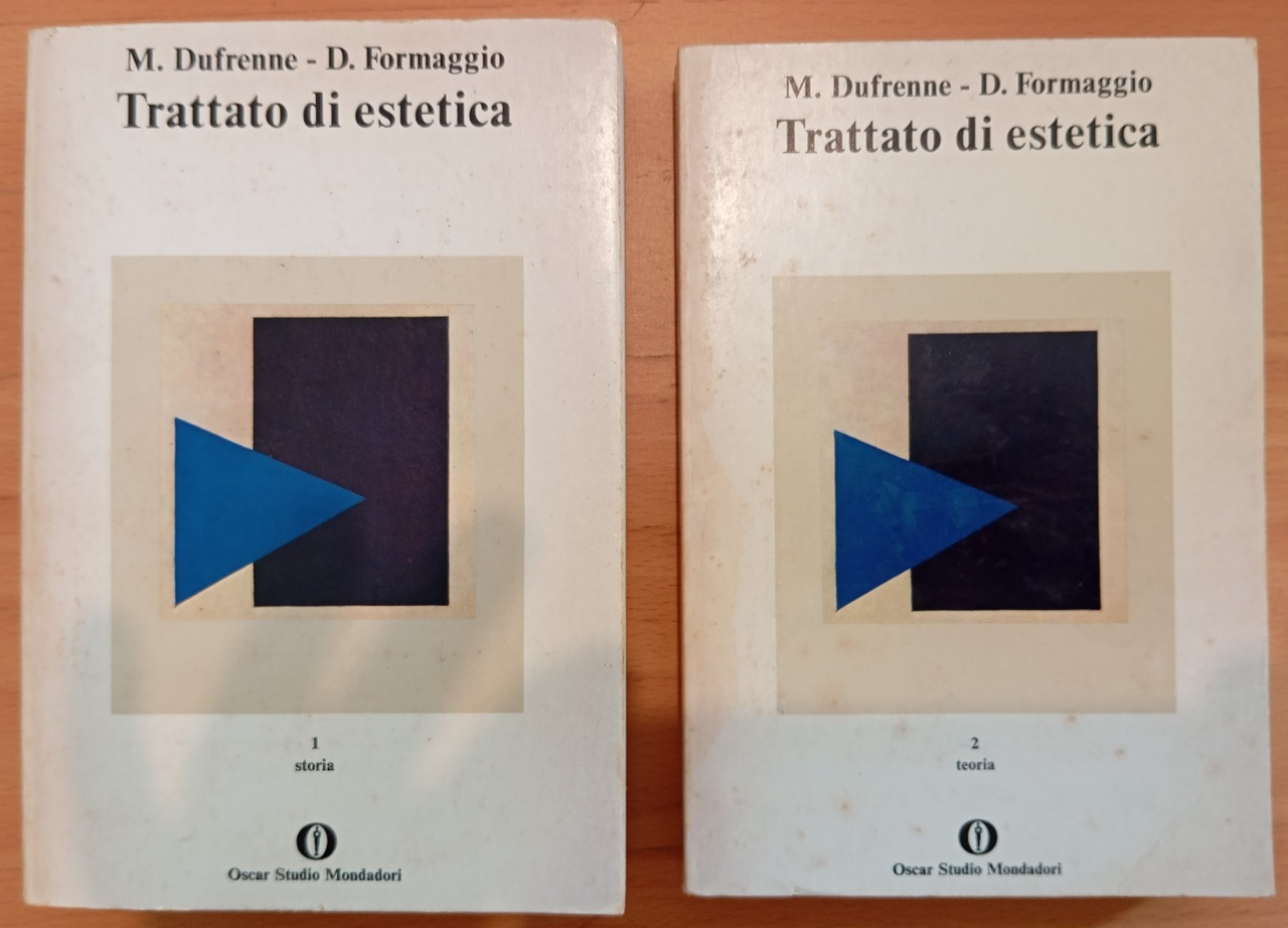 Trattato di estetica, 2 volumi, M. Dufrenne - D. Formaggio, … | Immagine principale