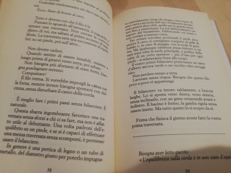 Trattato di funambolismo, Philippe Petit, 2009, Prefazione Paul Auster