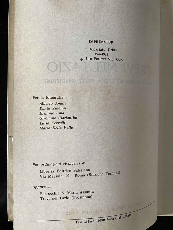 Trevi nel Lazio. Nella storia nell'arte nelle tradizioni, Dante Zinanni, … | Immagine Gallery 10