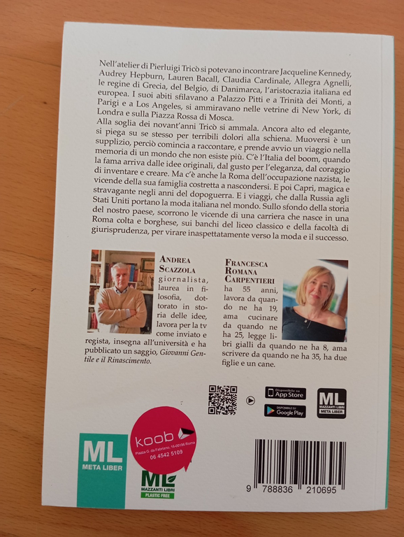 Tricò, lo stilista delle regine, Scazzola - Carpentieri, Mazzanti Libri, …