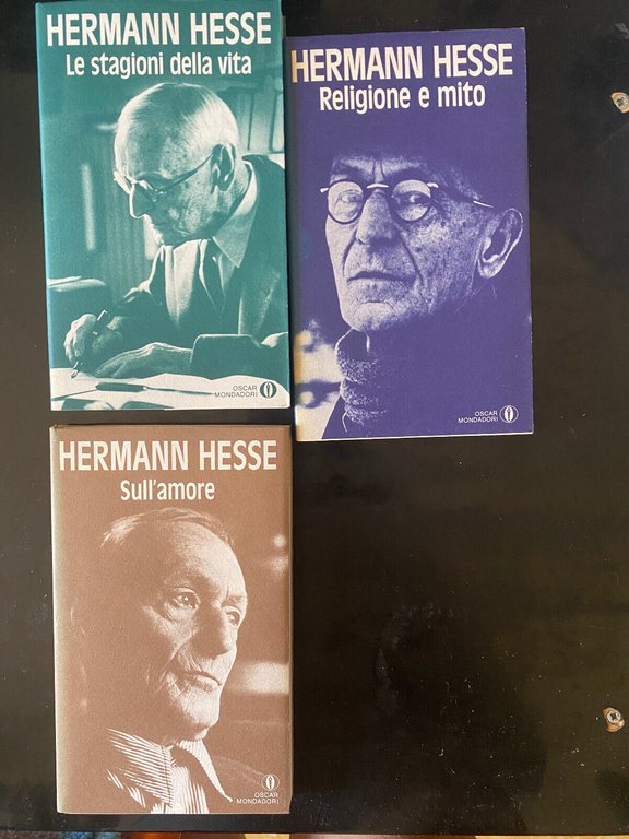 Trilogia dell'amore e della vita, tre volumi, Hermann Hesse, Mondadori, …