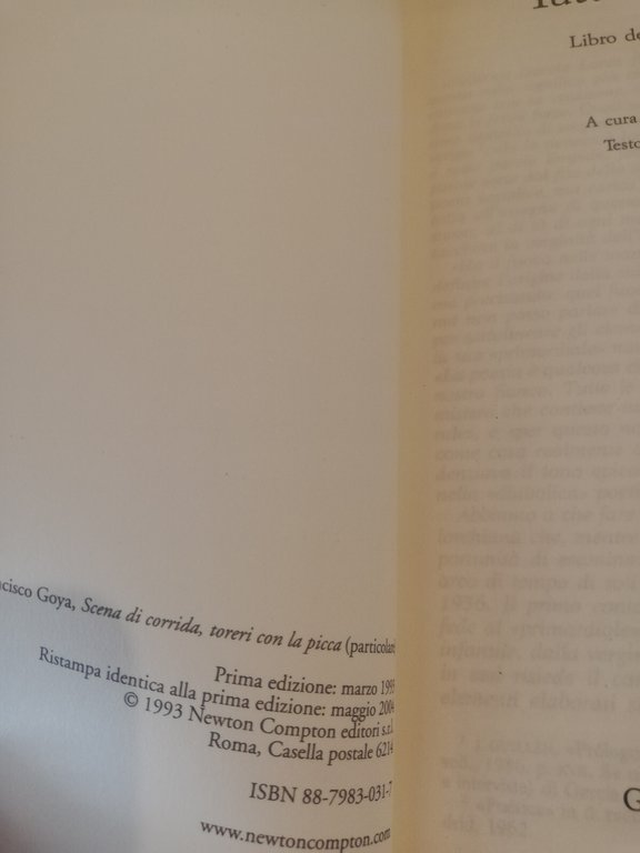 Tutte le poesie, Garcia Lorca, 2 volumi, Newton Compton, 1993