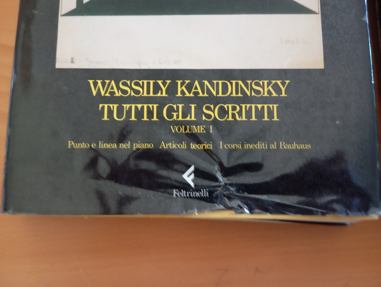 Tutti gli scritti, 2 volumi, Wassily Kandinsky, Feltrinelli, 1989 | Immagine Gallery 2
