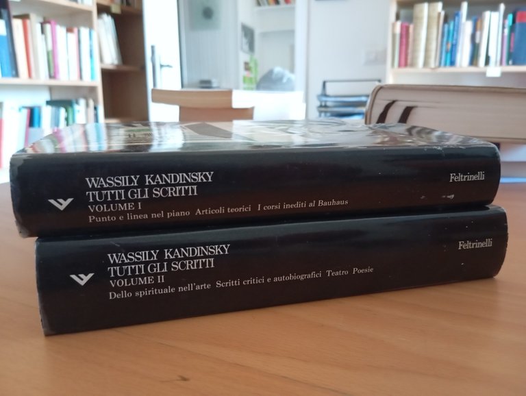 Tutti gli scritti, 2 volumi, Wassily Kandinsky, Feltrinelli, 1989 | Immagine Gallery 4