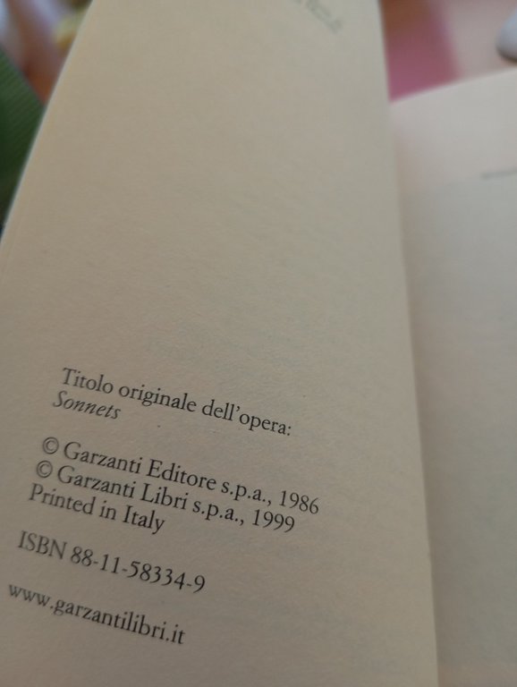 Tutto il teatro William Shakespeare, CD rom, enciclopedia multimediale, sonetti