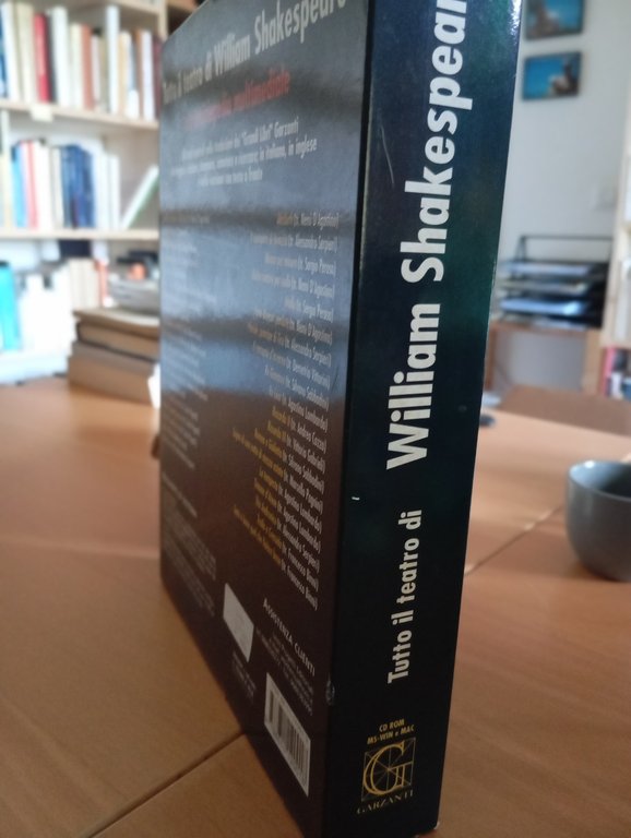 Tutto il teatro William Shakespeare, CD rom, enciclopedia multimediale, sonetti