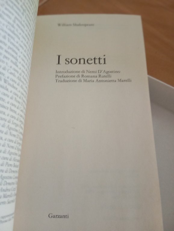 Tutto il teatro William Shakespeare, CD rom, enciclopedia multimediale, sonetti