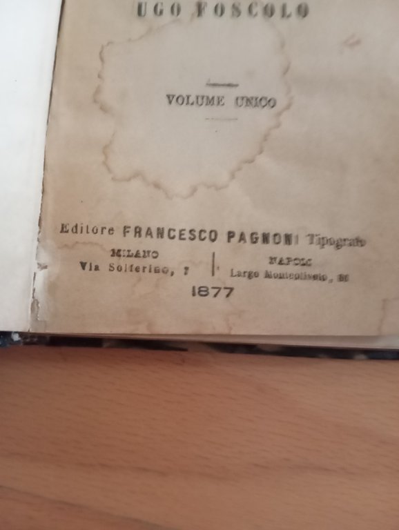 Ultime lettere di Jacopo Ortis, Ugo Foscolo, + Poesie Leopardi, …