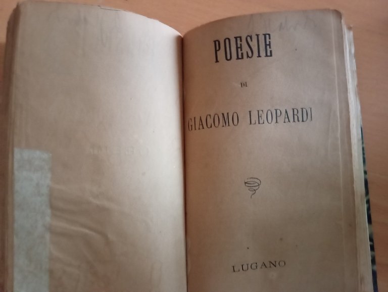Ultime lettere di Jacopo Ortis, Ugo Foscolo, + Poesie Leopardi, …