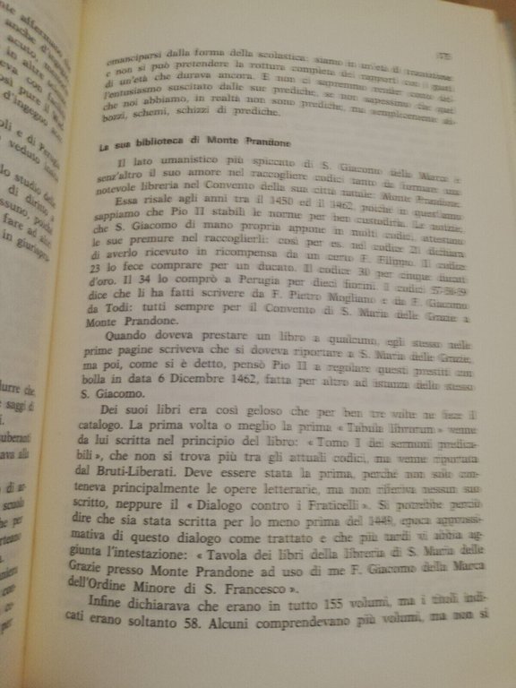 Umanesimo e francescanesimo nel Quattrocento, Alfonzo Porzi, 1975