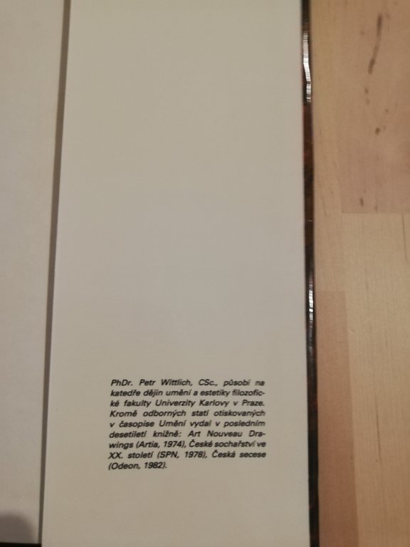 Umeni a Zivot Doba Secese, Petr Wittlich, 1986, ARTIA