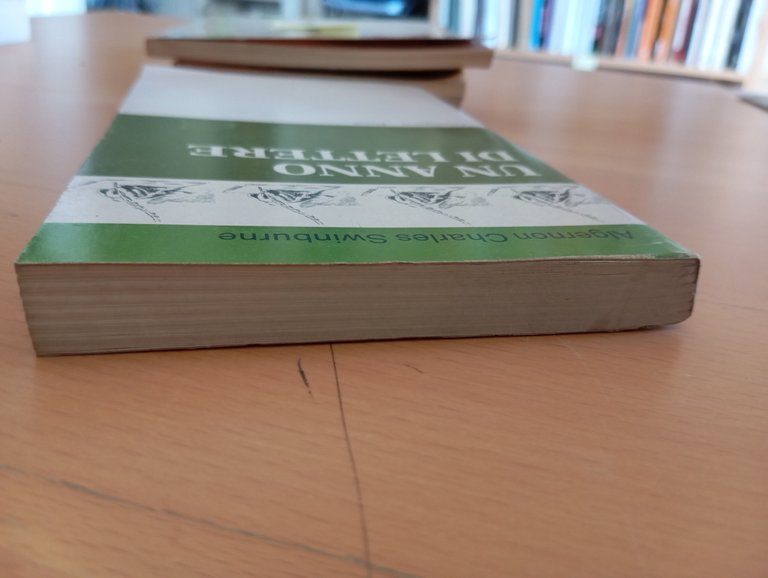 Un anno di lettere, Algernon Charles Swinburne, Einaudi, 1983