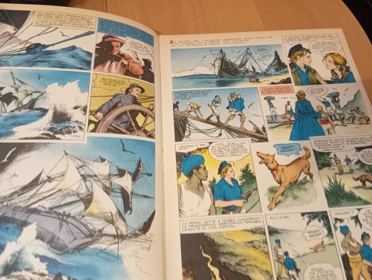 Un capitano di 15 anni, Famiglia Cristiana, 1975, a fumetti …