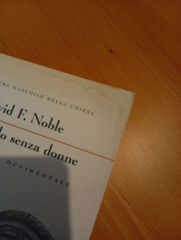 Un mondo senza donne, David F. Noble, Bollati Boringhieri, 1994 …