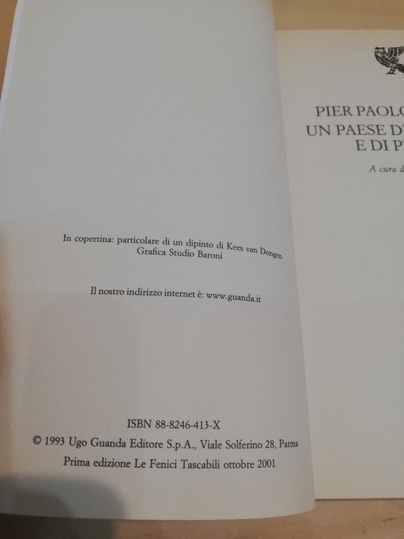 Un paese di temporali e di primule, Pier Paolo Pasolini, …