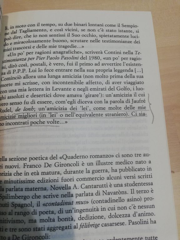 Un paese di temporali e di primule, Pier Paolo Pasolini, …