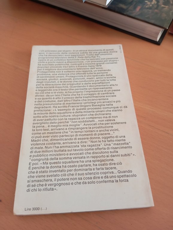 Un processo per stupro, Einaudi 1980, Franca Ongaro Basaglia, Gli … | Immagine Gallery 5