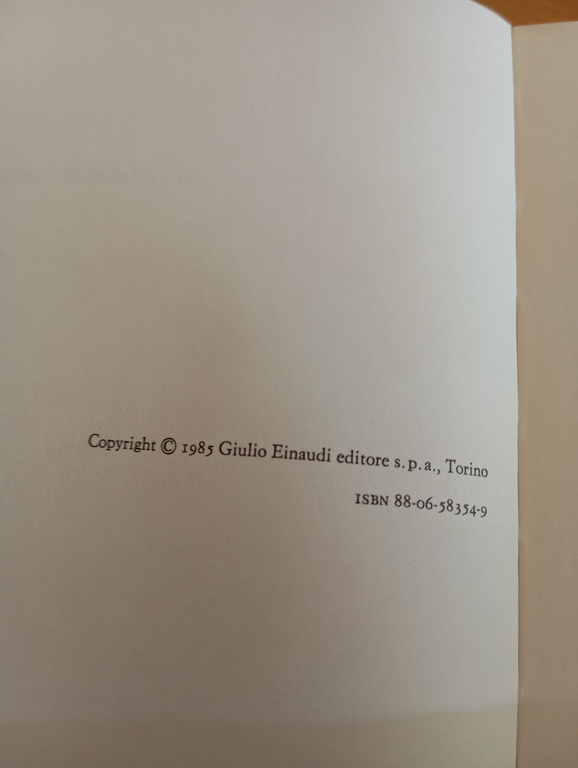 Un pugno d'acqua, Soggetto di Eduardo, Versione Renato Ianni Einaudi …