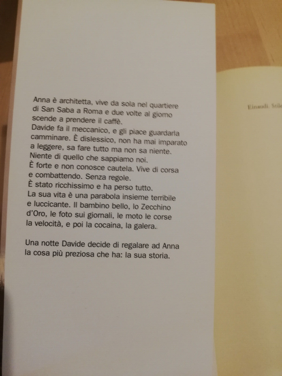 Un uomo giusto, Elena Stancanelli, 2011, Einaudi