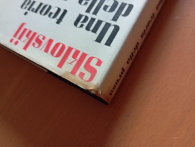 Una teoria della prosa, Viktor Sklovskij, De Donato, 1966