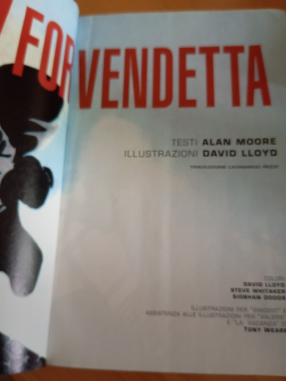 V for vendetta, Alan Moore David Lloyd, Xland Repubblica, 2006