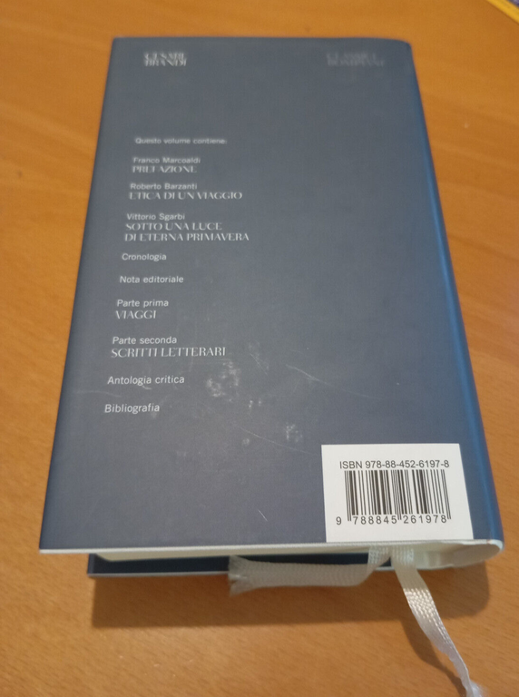Viaggi e scritti letterari, Cesare Brandi, Bompiani, 2009