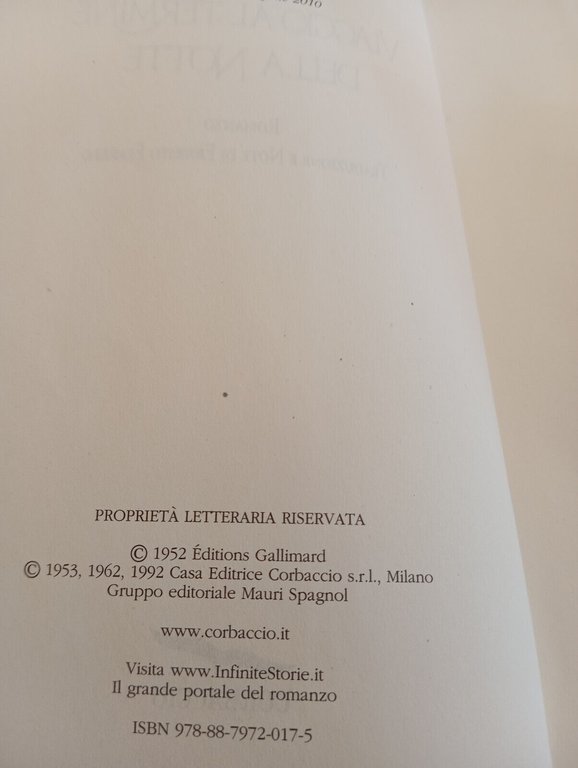 Viaggio al termine della notte, Louis-Ferdinand Céline, Corbaccio, 2010