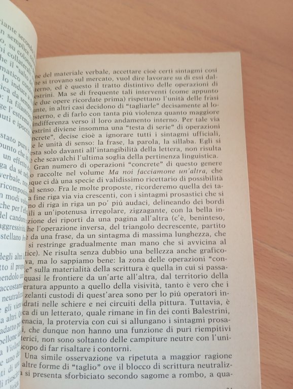 Viaggio al termine della parola, Renato Barilli, Feltrinelli, 1981