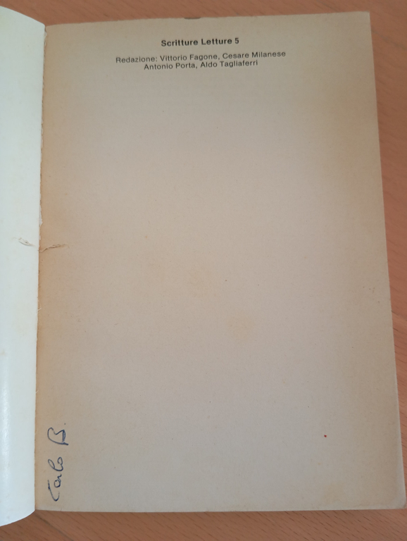 Viaggio al termine della parola, Renato Barilli, Feltrinelli, 1981