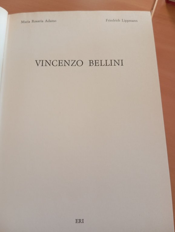 Vincenzo Bellini, M. R. Adamo - F. Lippmann, ERI, 1981