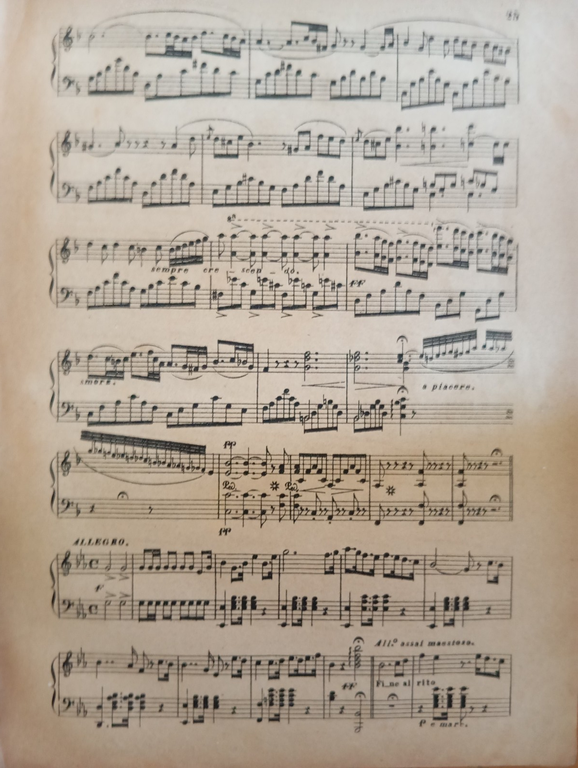 Vincenzo Bellini, Norma, spartito pianoforte, rllegato, Ricordi, 1880? | Immagine Gallery 8