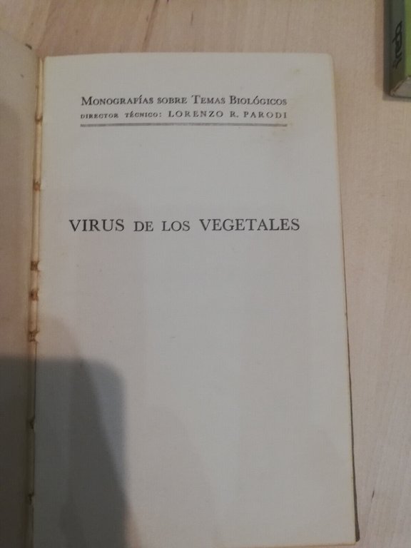 Virus de los vegetales, Kenneth M. Smith, 1950, in spagnolo