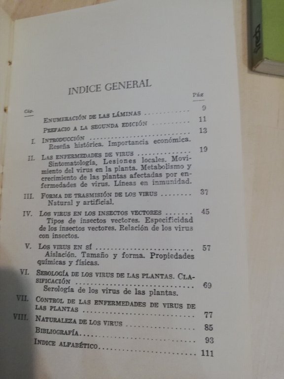 Virus de los vegetales, Kenneth M. Smith, 1950, in spagnolo