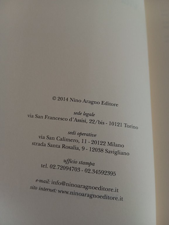 Vita di Casanova, Luigi baccolo, Nino Aragno Editore, 2014