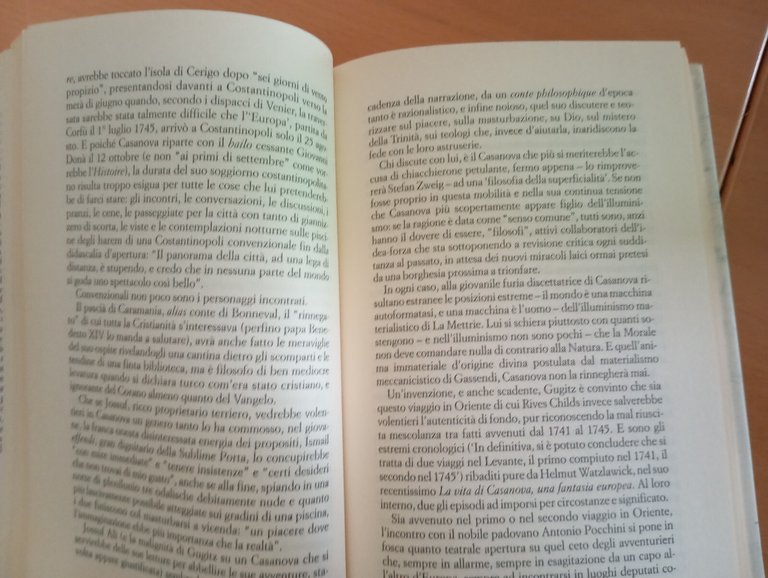 Vita di Giacomo Casanova, Elio Bartolini, Mondadori, 1998