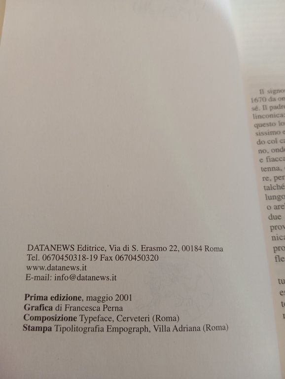 Vita di Giambattista Vico scritta da sé medesimo, 1725-28, 2001 | Immagine Gallery 12