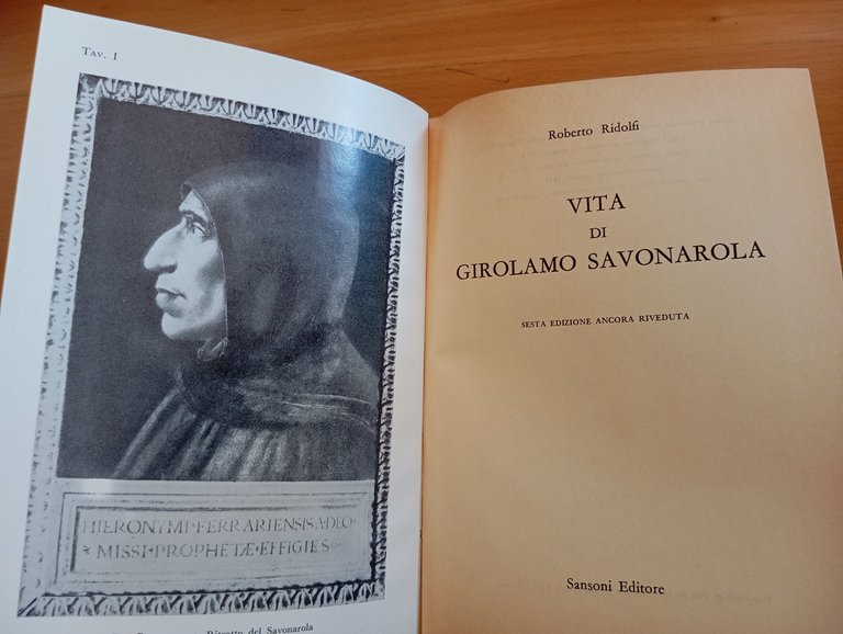 Vita di Girolamo Savonarola, Roberto Ridolfi, Sansoni 1981 | Immagine Gallery 7