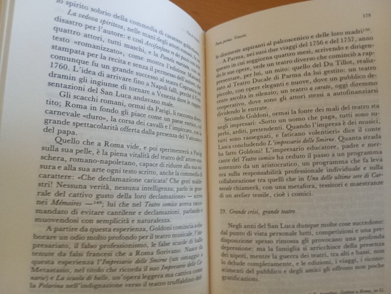Vita di Goldoni, Franca Angelini, Laterza, 1993
