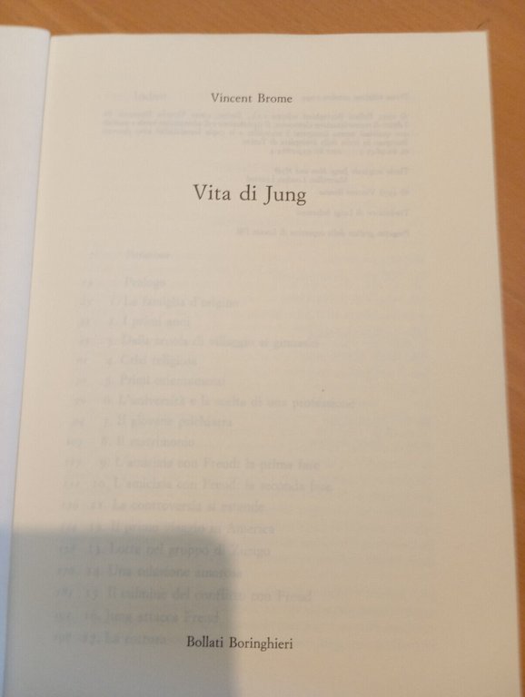 Vita di Jung, Vincent Brome, Bollati Boringhieri, 1994