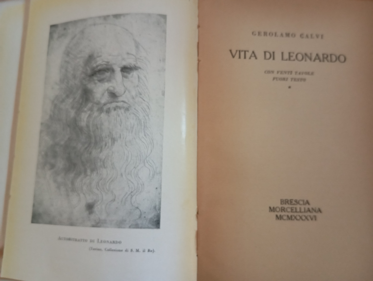 Vita di Leonardo di Gerolamo Calvi, Morcelliana, 1936