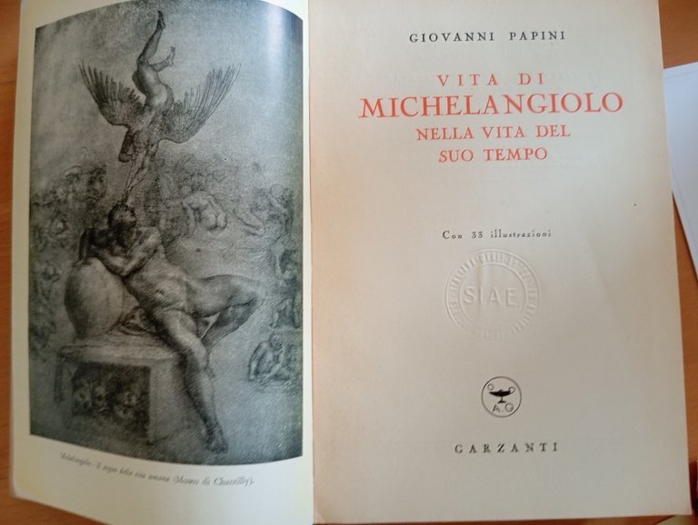 Vita di Michelangiolo nella vita del suo tempo, Giovanni Papini, … | Immagine Gallery 8