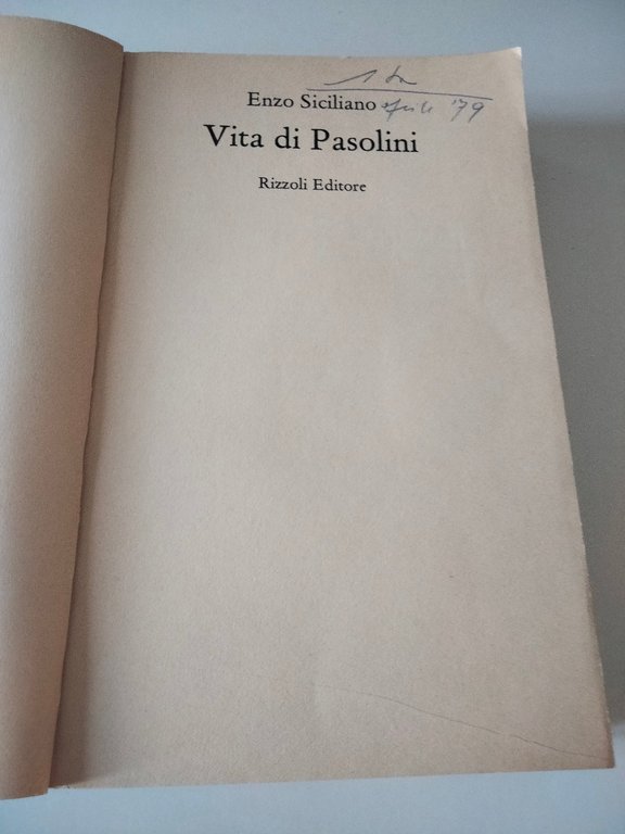 Vita di Pasolini, Enzo Siciliano, Rizzoli, 1978 | Immagine Gallery 5