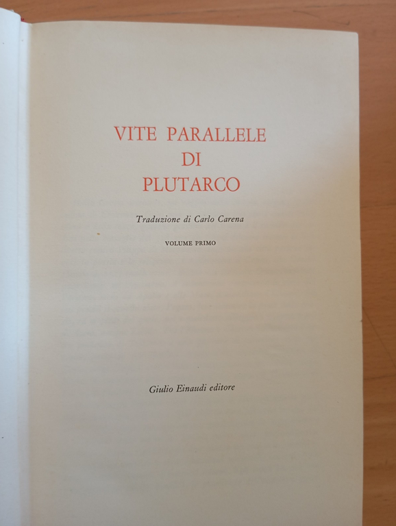 Vite parallele, Plutarco, tre volumi, Millenni Einaudi, 1958 | Immagine Gallery 11