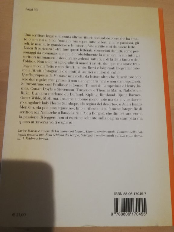 Vite scritte, Javier Marias, Einaudi, 2004