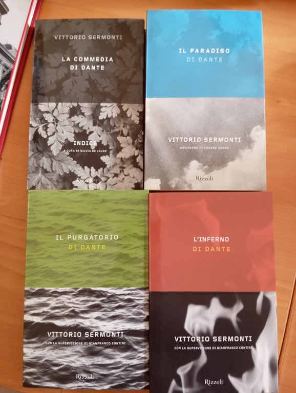Vittorio Sermonti, La commedia di Dante, 4 volumi in cofanetto, … | Immagine Gallery 4