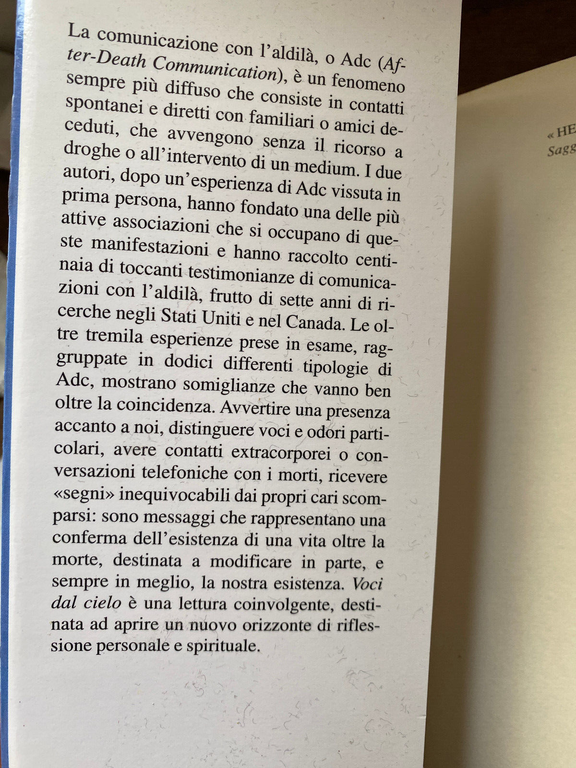 Voci dal cielo, Bill & Judy Guggenheim, Sperling & Kupfer, …