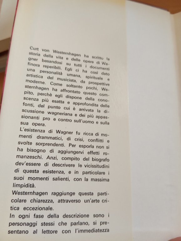 Wagner, Curt Von Westernhagen, Edizioni Accademia, 1977