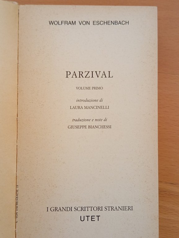 Wolfram von Eschenbach, Parzival, UTET 1981, 2 volumi, Mancinelli | Immagine Gallery 9